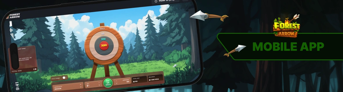 Forest Arrow मोबाइल ऐप छवि.