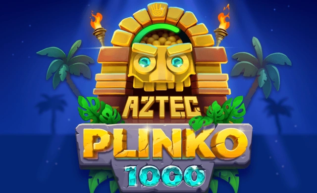 Plinko Aztec Slot Logo.